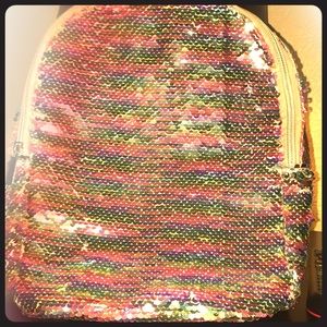 This is a color changing rainbow mini bag